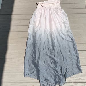 Small Giusy silk blend maxi skirt.  Made in Italy